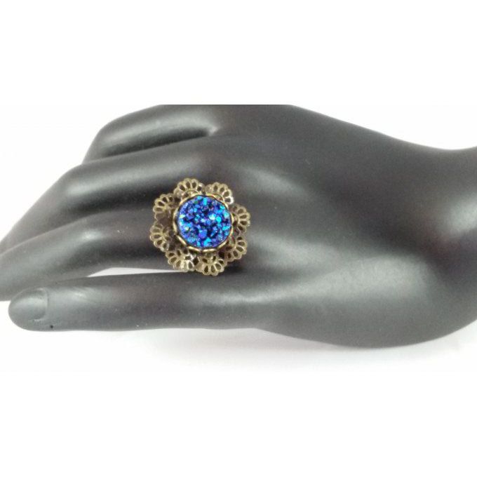 Bague Fleur Cabochon 1
