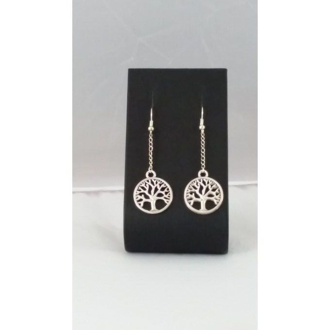 Boucles d'oreilles Arbre de vie